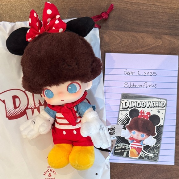 POP MART Accessories - Pop Mart Dimoo World x Disney - Minnie’s Balloon - Opened, No Box, US Seller